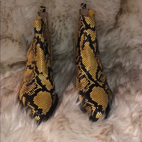 NEW Sam Edelman Winona Snake Print Ankle Boot - Picture 7 of 14